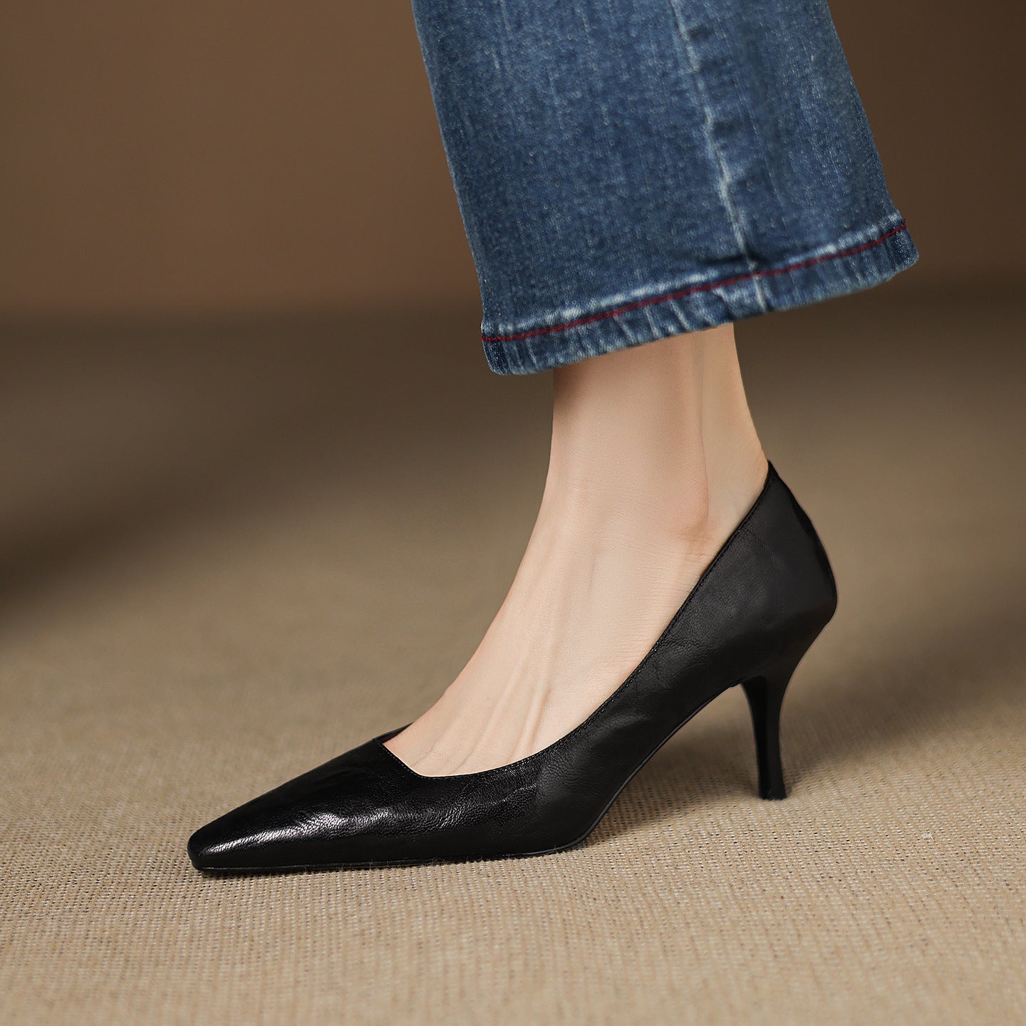 Brucia Genuine Leather Heels
