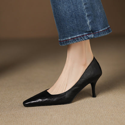 Brucia Genuine Leather Heels