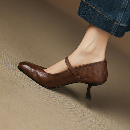 Kedy Genuine Leather Heels
