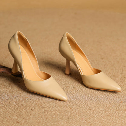 Liana Genuine Leather Heels