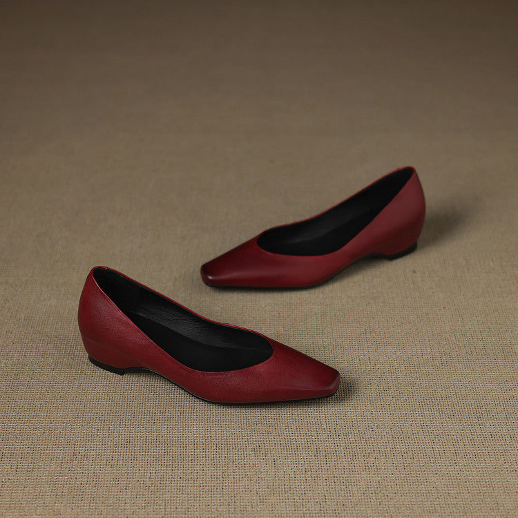 Lyra Genuine Leather Flats