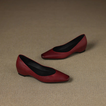 Lyra Genuine Leather Flats