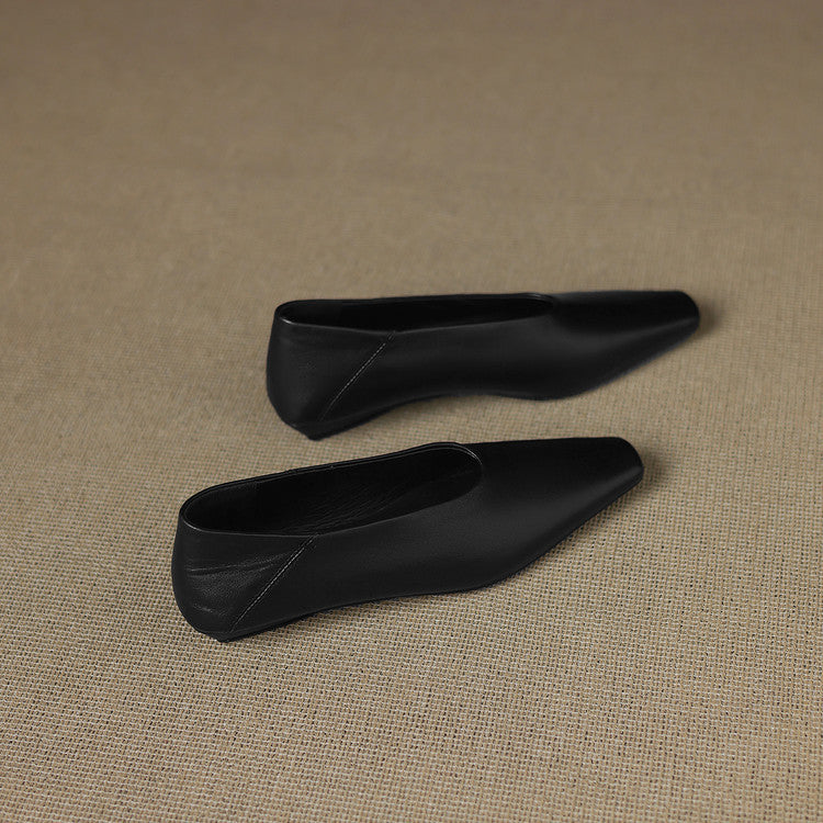 Amira Genuine Leather Flats