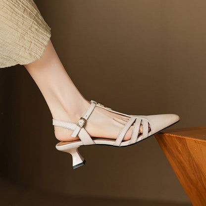 Viara Genuine Leather Heels