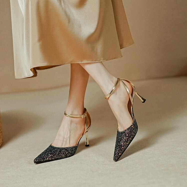 Viora Genuine Leather Heels