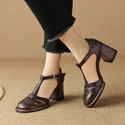 Atley Genuine Leather Heels