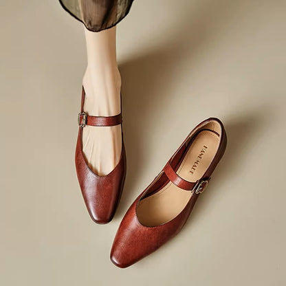 Roxel Genuine Leather Flats