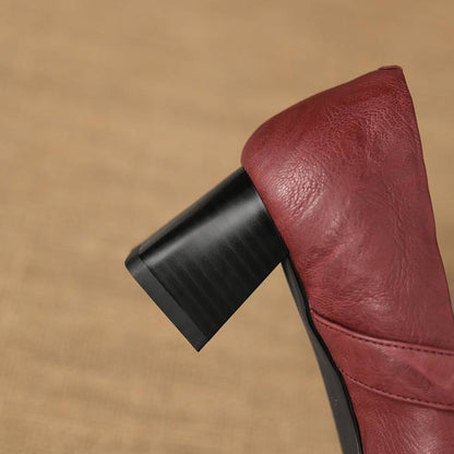 Nessa Genuine Leather Heels