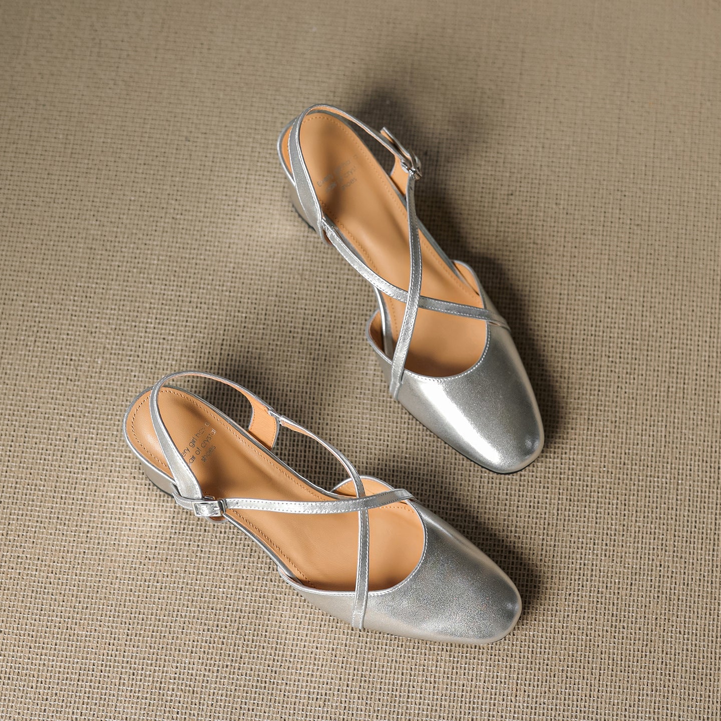 Blenza Genuine Leather Slingbacks