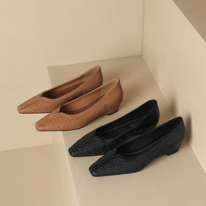 Morissa Genuine Leather Heels