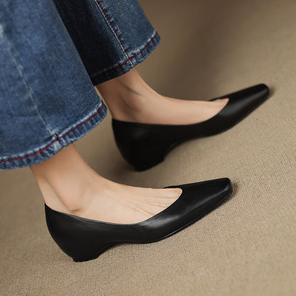 Lyra Genuine Leather Flats