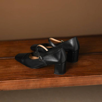 Brela Genuine Leather Heels