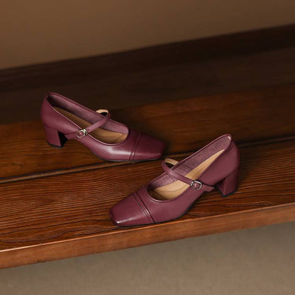 Brela Genuine Leather Heels