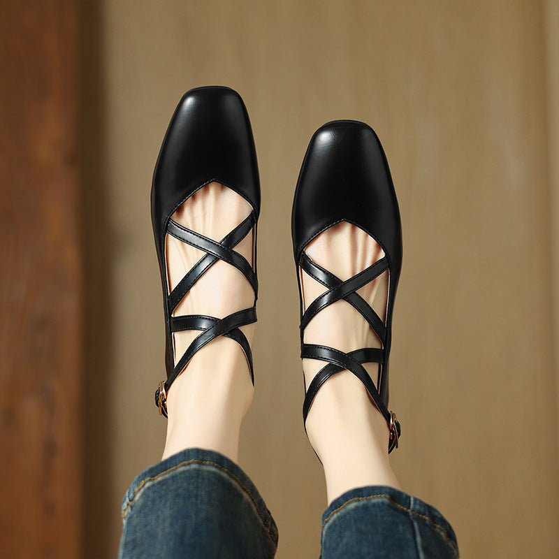Elda Leather Heels