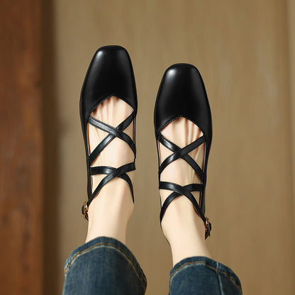 Elda Leather Heels