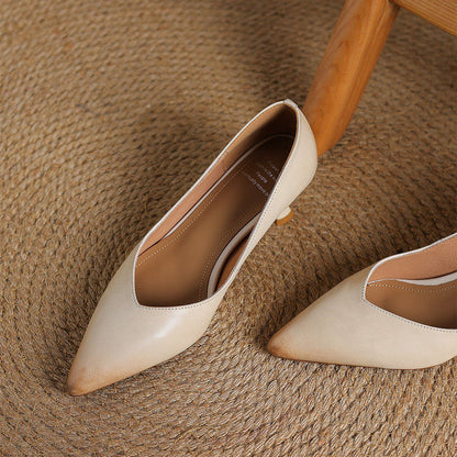 Elan Genuine Leather Heels