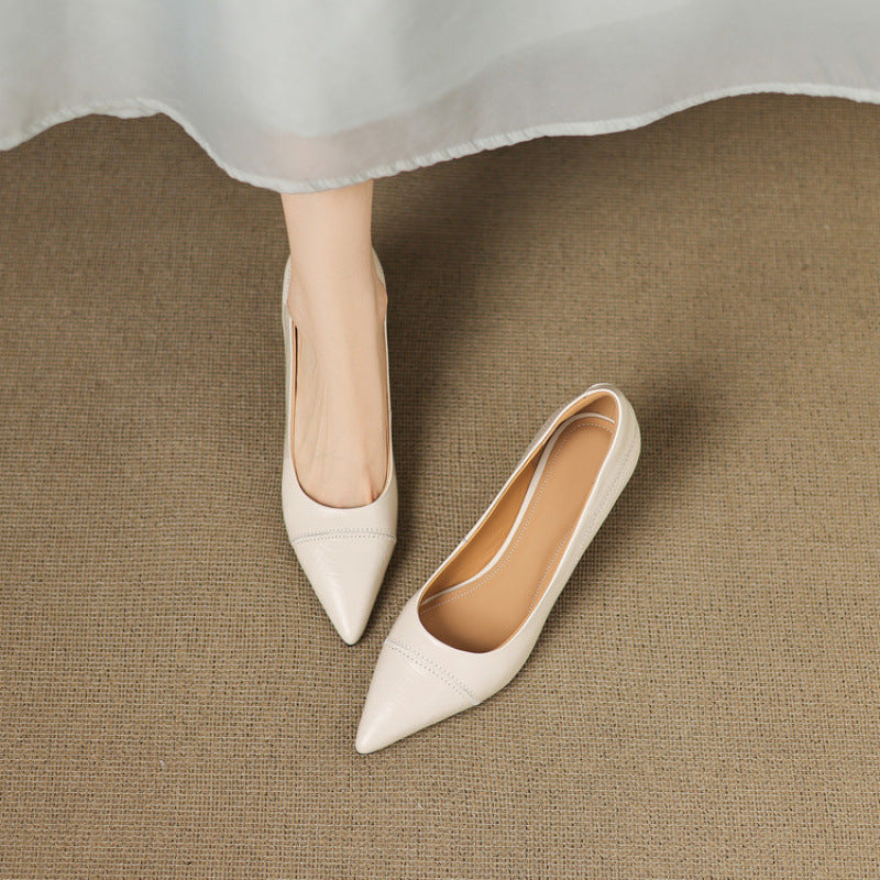 Elyra Genuine Leather Heels