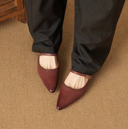 Zora Genuine Leather Heels