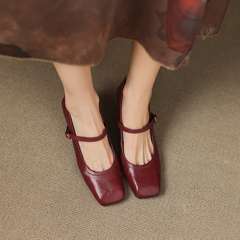 Kedy Genuine Leather Heels