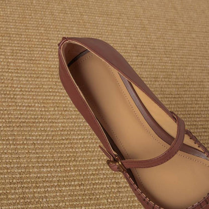 Zora Genuine Leather Heels