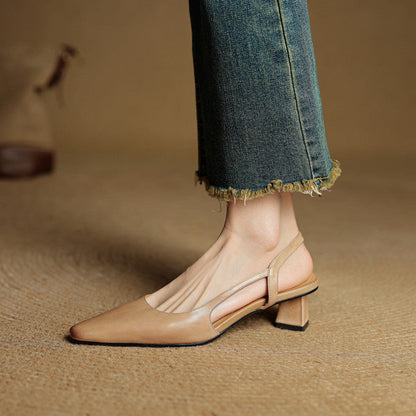 Emry Genuine Leather Heels