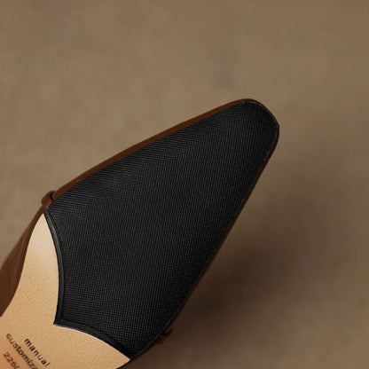 Velora Genuine Leather Mules