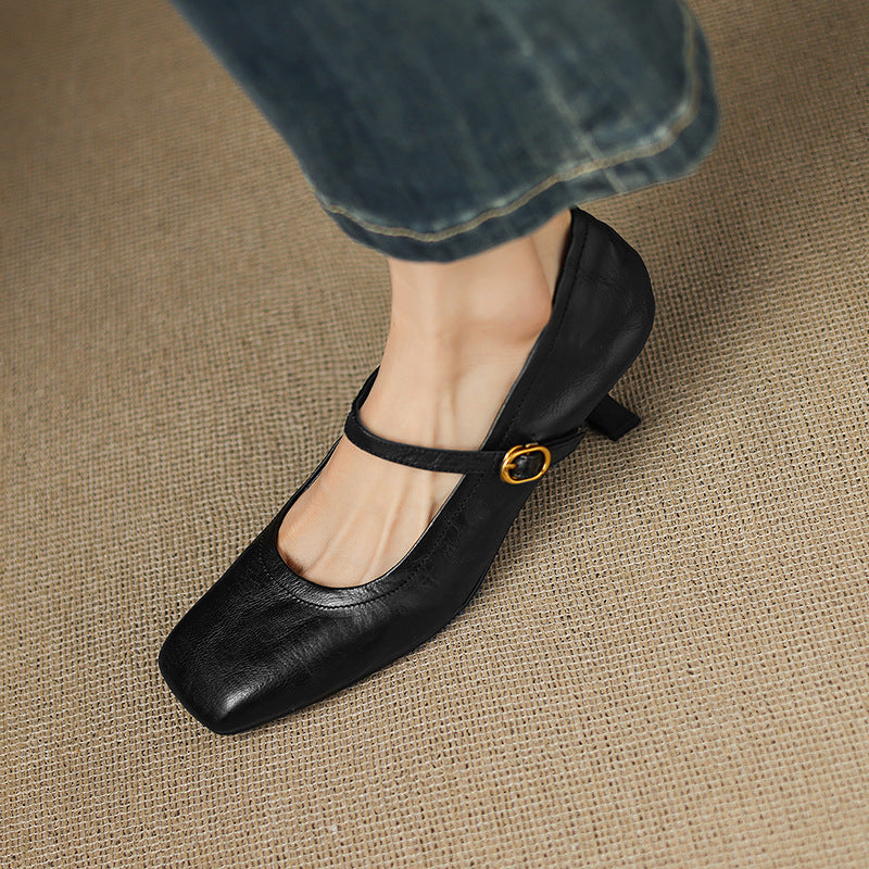 Kedy Genuine Leather Heels
