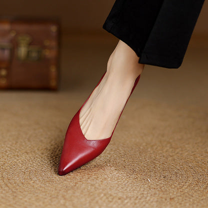 Elan Genuine Leather Heels