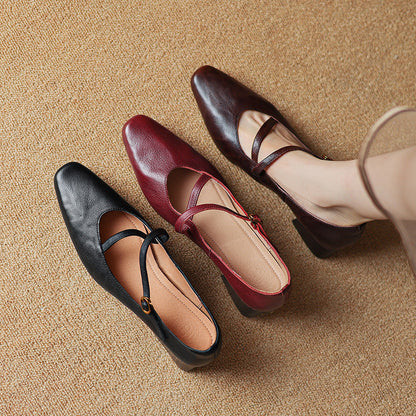 Orida Genuine Leather Heels