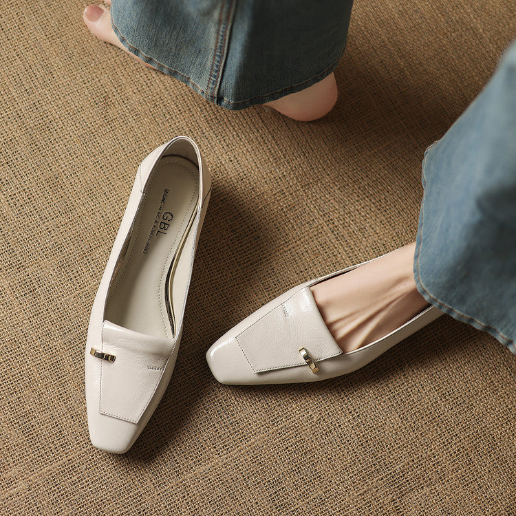 Dalia Genuine Leather Loafer Pumps