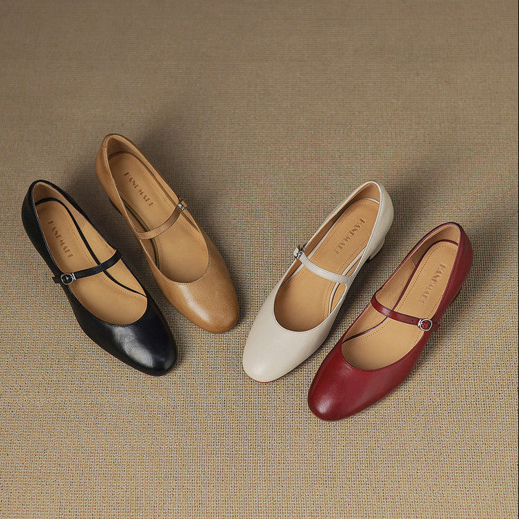 Blare Genuine Leather Heels
