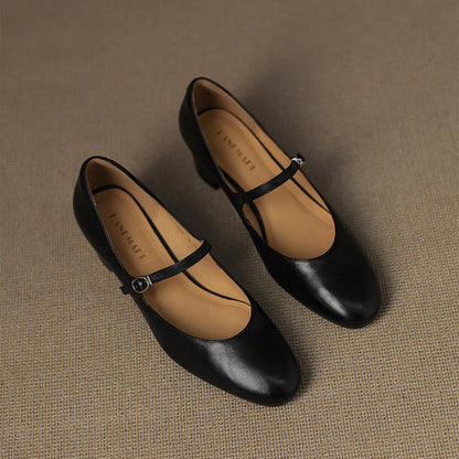 Blare Genuine Leather Heels