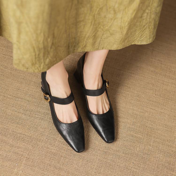 Nessa Genuine Leather Heels
