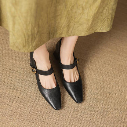 Nessa Genuine Leather Heels