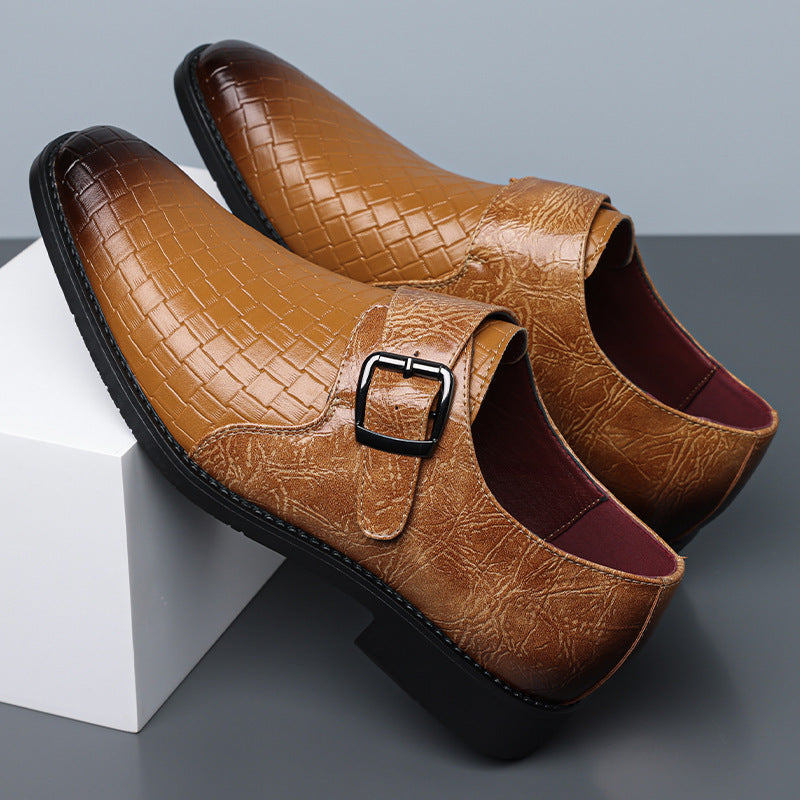 Dorel Single Monk Strap Leather Shoes