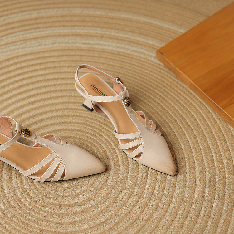 Viara Genuine Leather Heels