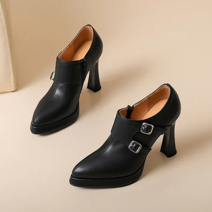 Celena Genuine Leather Heels