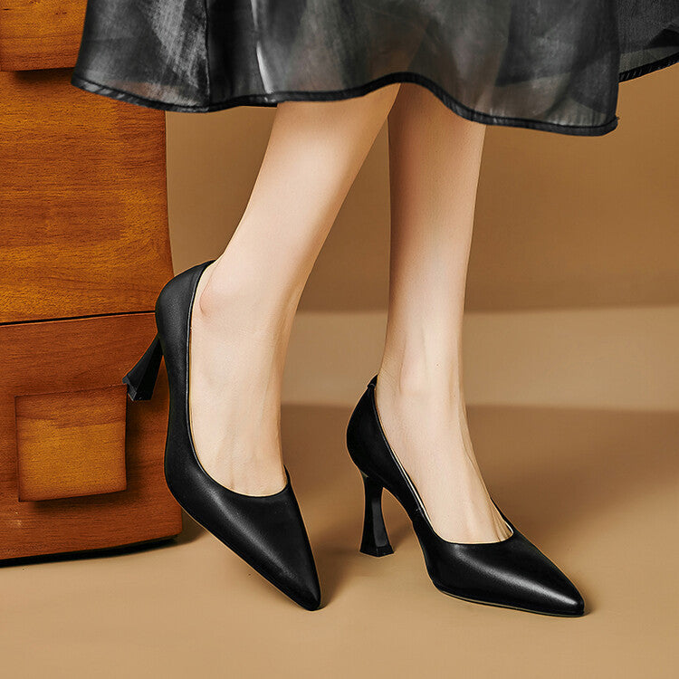 Lior Genuine Leather Heels