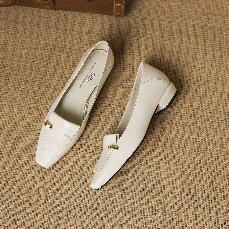 Dalia Genuine Leather Loafer Pumps