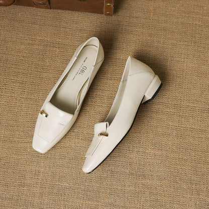 Dalia Genuine Leather Loafer Pumps