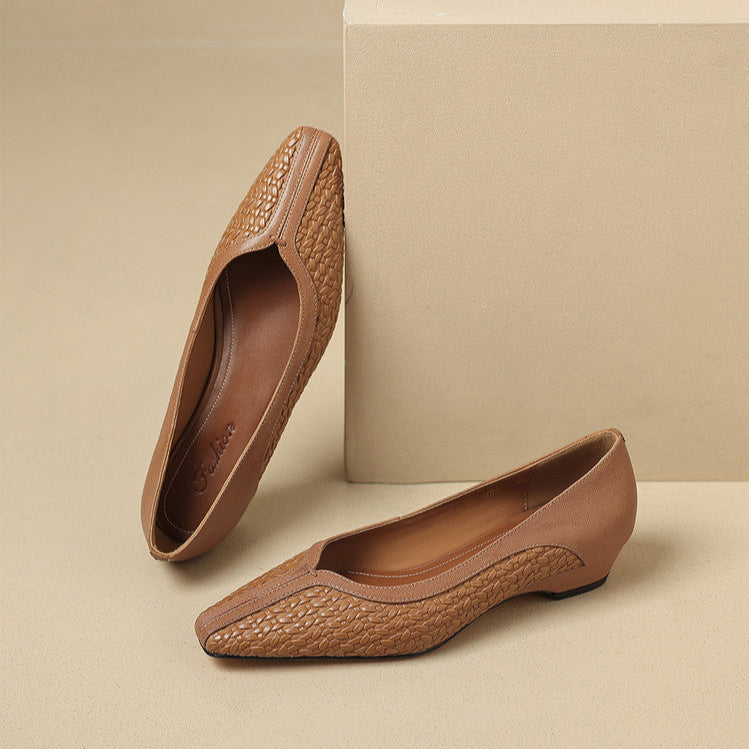 Morissa Genuine Leather Heels