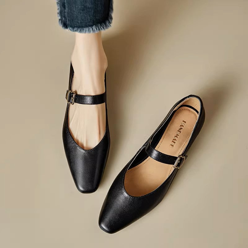 Roxel Genuine Leather Flats