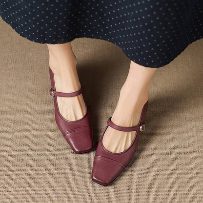 Brela Genuine Leather Heels