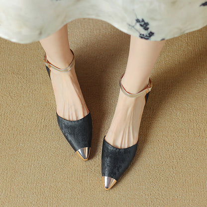 Alexia Genuine Leather Heels