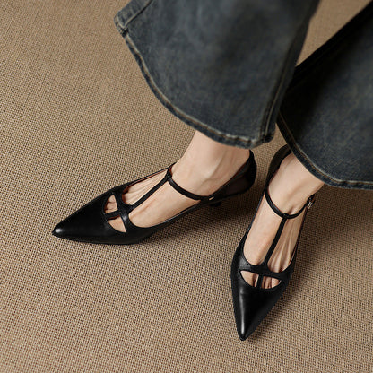 Marve Genuine Leather Pumps