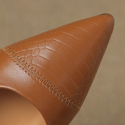 Elyra Genuine Leather Heels