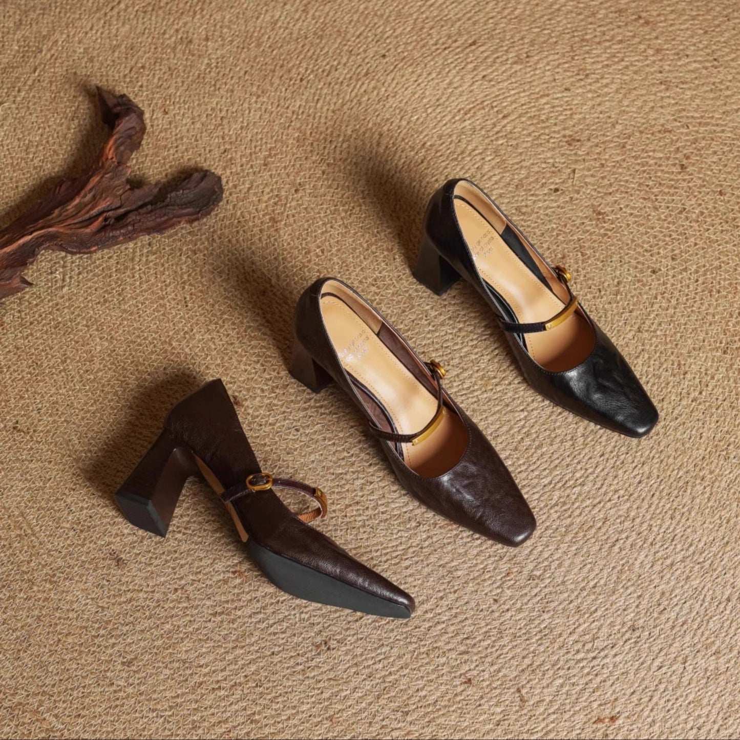 Auria Genuine Leather Heels