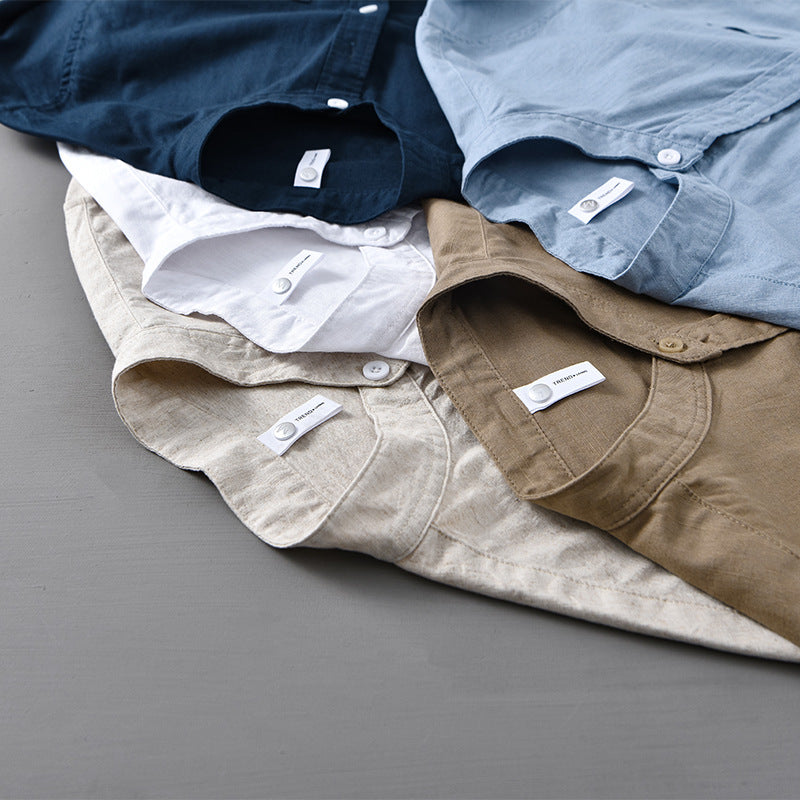 Breon Cotton Linen Blend Shirt