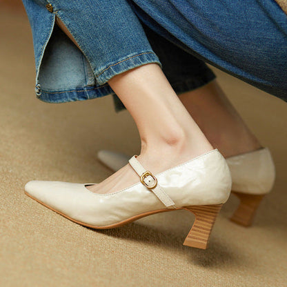 Estel Genuine Leather Heels