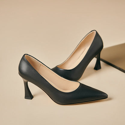 Lior Genuine Leather Heels